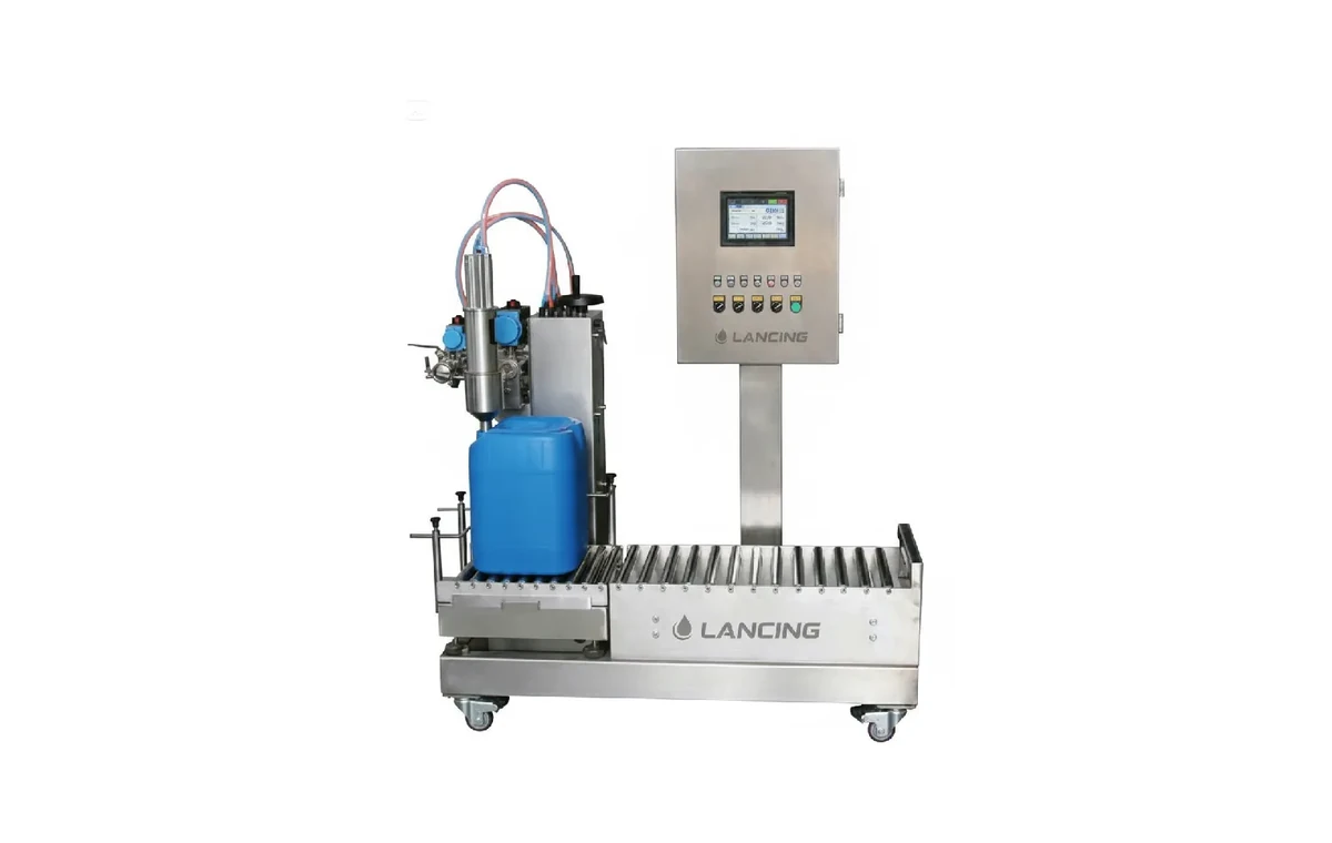 Jerrycan, pail and drum filling product machinery image